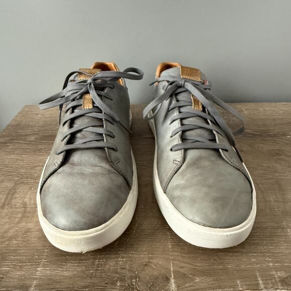 Olukai Lae Ahi Li Ili Sneakers Mens 10.5 Gray Leather Low Top Casual Shoes main image 5